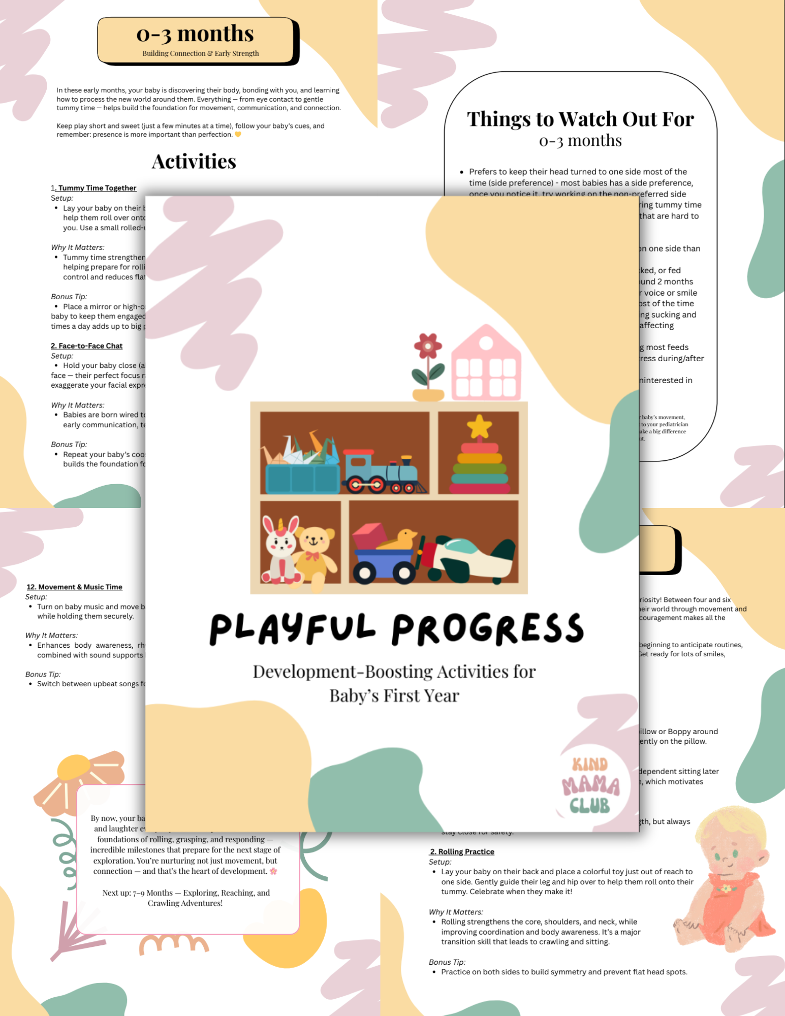 Development Boosting Activities for Baby's First Year